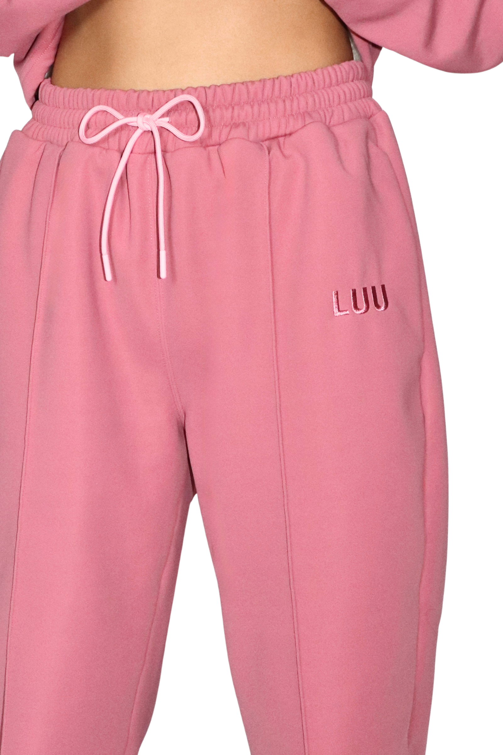 pet hair resistant sweatpants strawberry